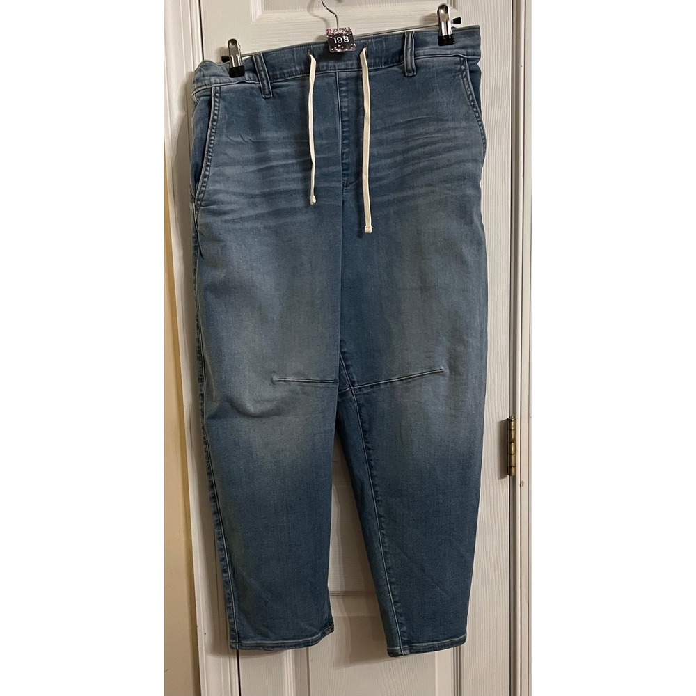 Torrid Weekend High-Rise Barrel Super Soft Jeans Drawstring Size (00) Medium R